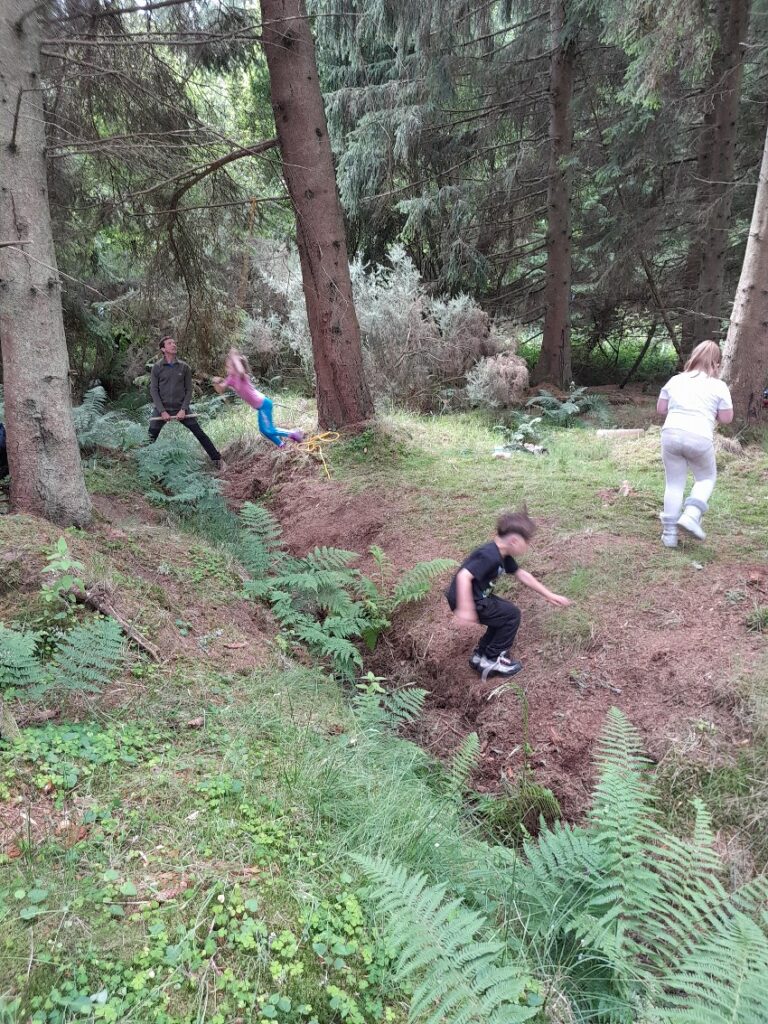Ditch jumping